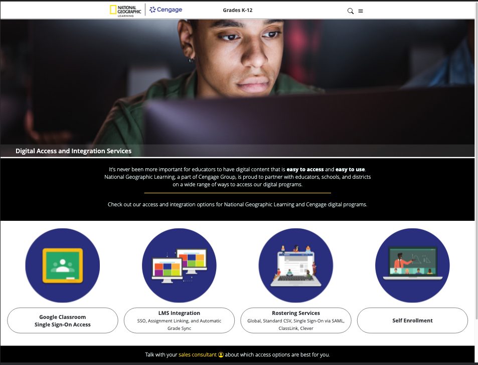 digital Marketing campaign for National Geographic learning